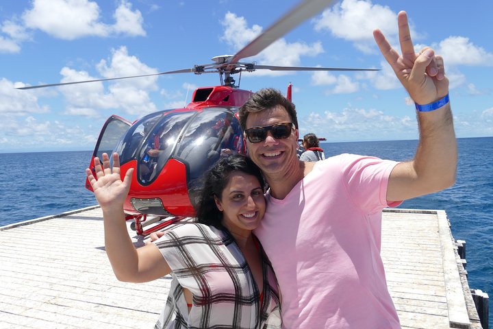 Full Day Reef Cruise Including 10 Minute Heli Scenic Flight Get High Package - Accommodation Whitsundays